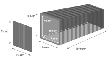 20 foot shipping container dimensions and measurements